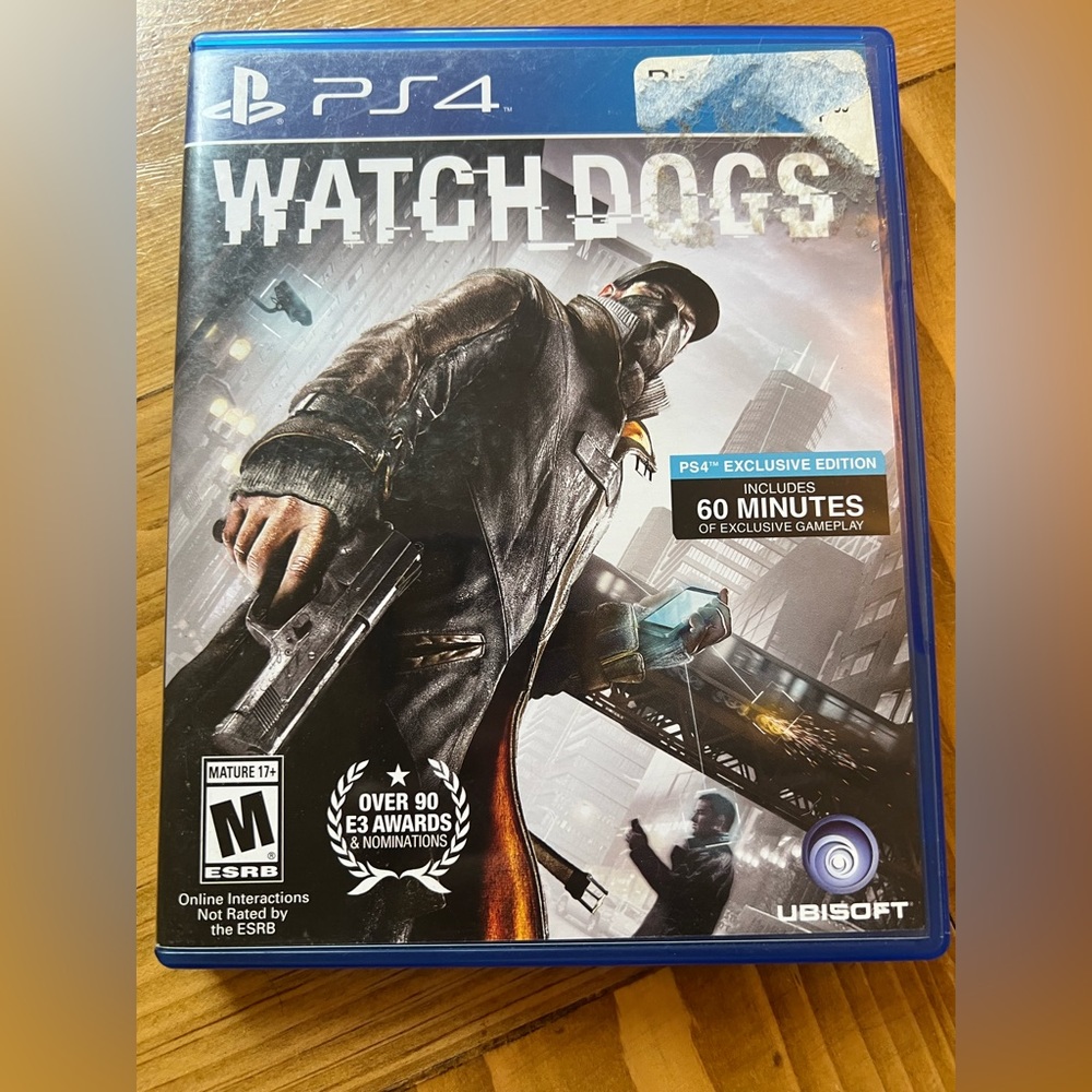 Watchdogs PS4 game CIB